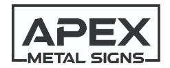 Apex Metal Signs